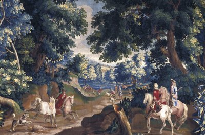 Indre & Loire N * 028 - Chateau dAzay-le-Rideau - Oda N * 7 - 17. yüzyıl duvar halısı by Unknown